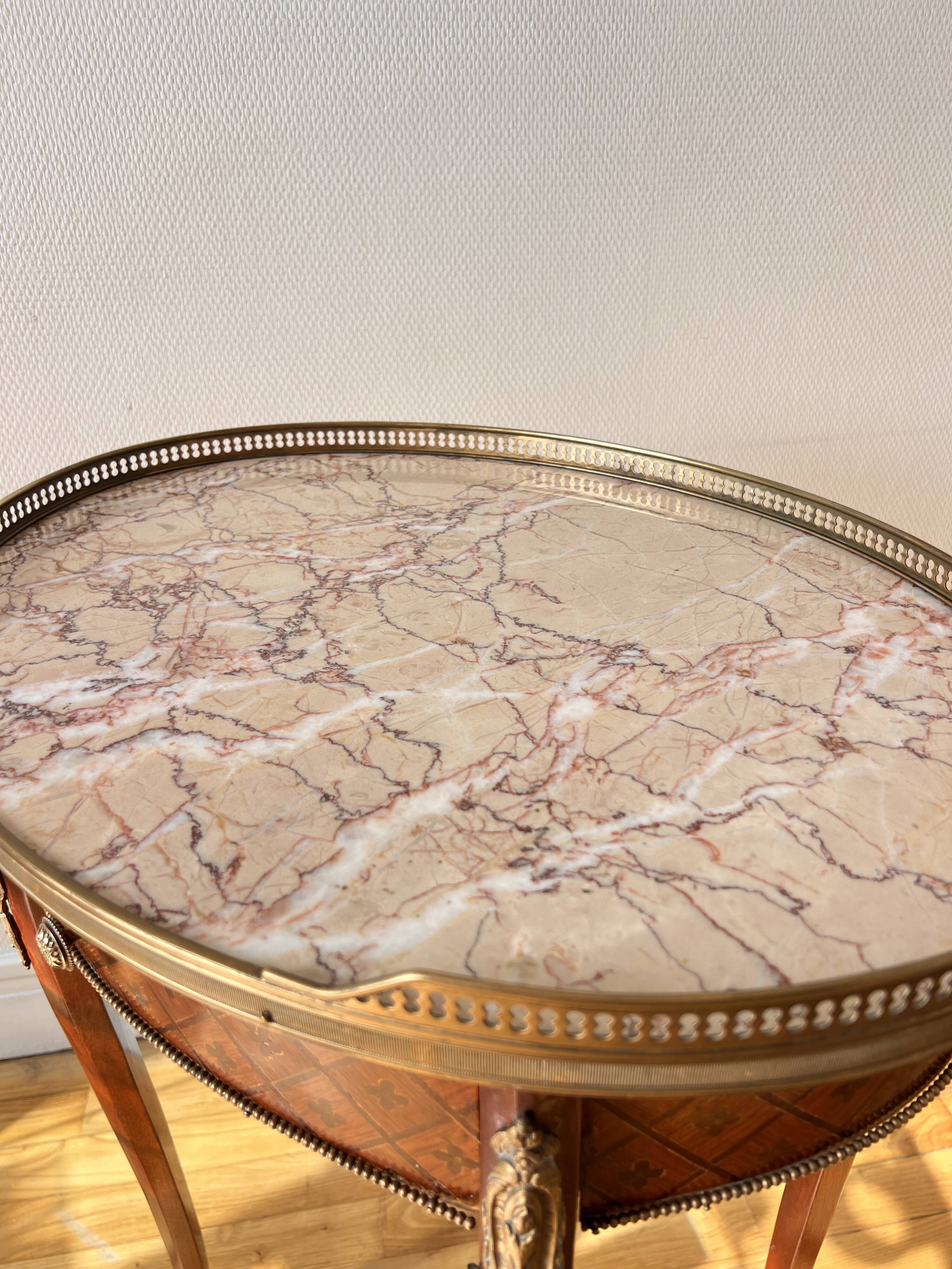 Bouillotte Table Louis XVI - Late 19th Century