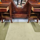 Coiffeuse miroir vintage 1970"