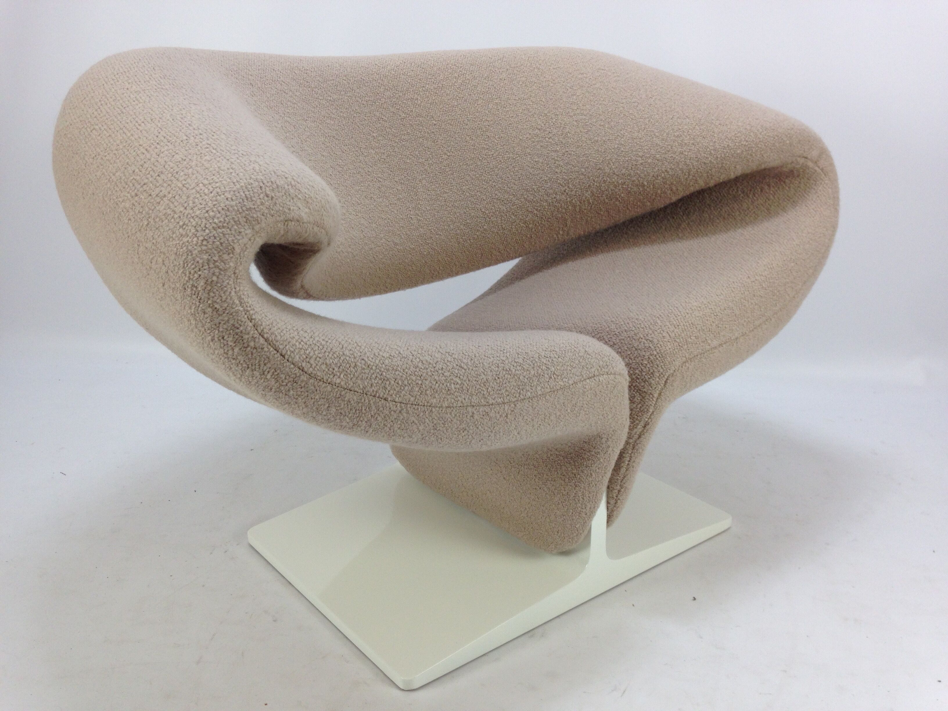 Ribbon armchair by Pierre Paulin for Artifort with Pierre Frey, 1960s