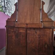 English commode with mirror, 19th century.