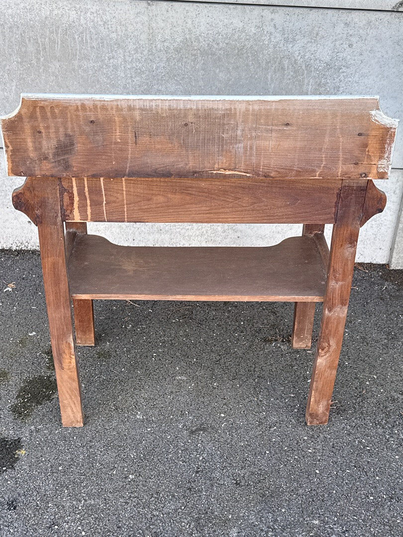 School desk - Hairdresser - Wood - Furniture - Vintage charm