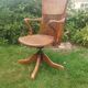 Fauteuil de bureau américain ancien vintage