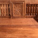 Indonesian teak 3-seater sofa / bench