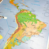 Vintage school map latin america eduscope