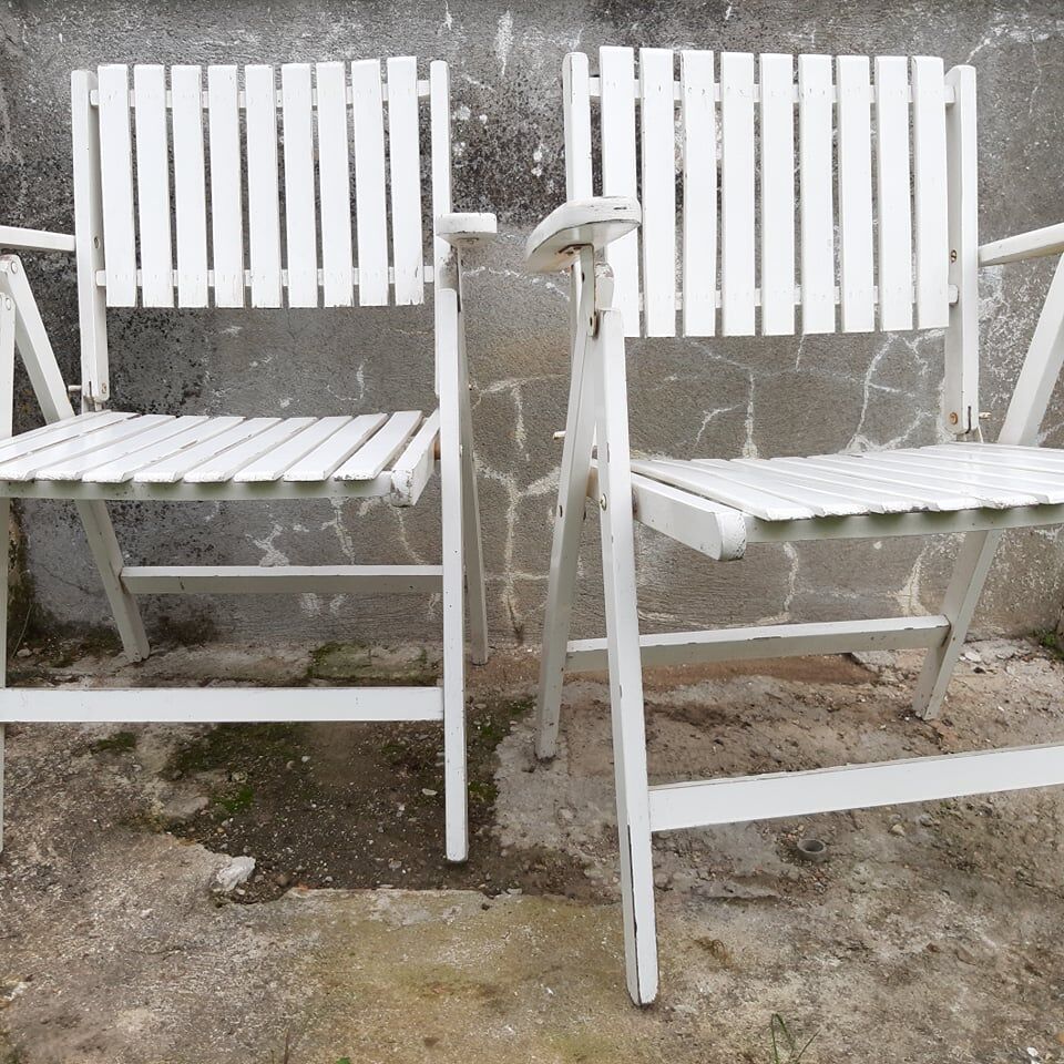 Lot de 6 chaises de jardin R.Gleizes Youpy