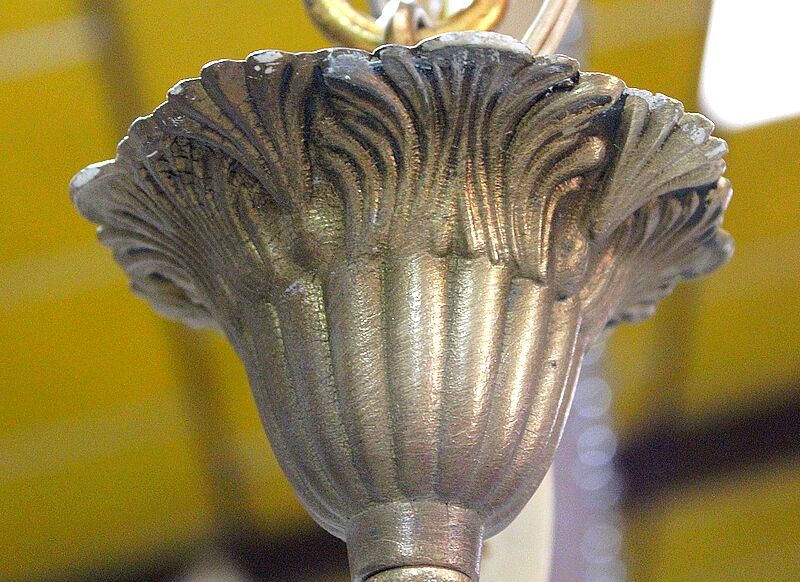 Crystal chandelier mid 20th