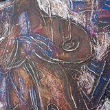 Uljnov, Movement, 1995, Oil on Canvas