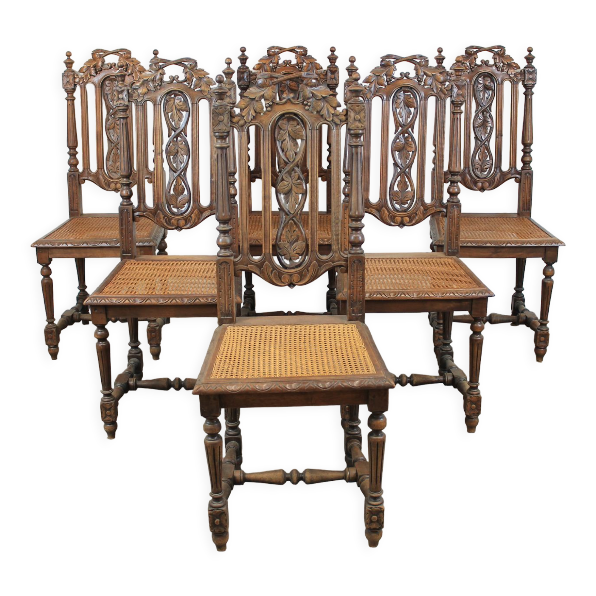 Set of 6 Renaissance chairs