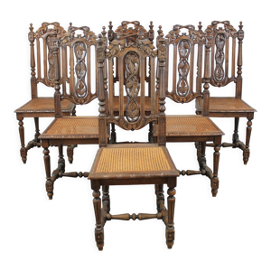 set de 6 chaises Renaissance