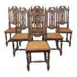 Set of 6 Renaissance chairs