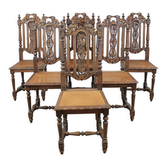 Set de 6 chaises Renaissance