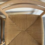 Ensemble de 6 chaises vintage en corde de papier Kurt Ostervig