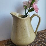Speckled stoneware pitcher