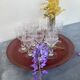 10 chiseled crystal port glasses
