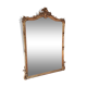 Large gilded mirror louis XV rockery  142x99cm