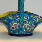 Longwy enamel basket