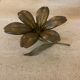 Vintage golden flower ashtray