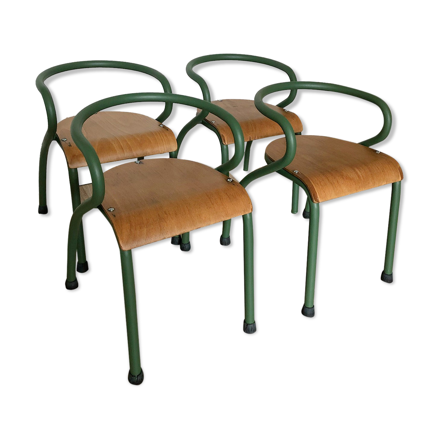 Nursery school chairs by Jacques Hitier, 50s