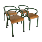 Nursery school chairs by Jacques Hitier, 50s