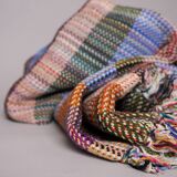 Khadi blanket, hand-woven from recycled wool by Storie