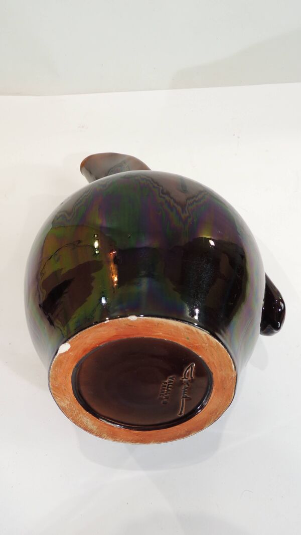 Cruche aiguière Louis Giraud Vallauris France 1950