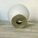 Opal globe table lamp