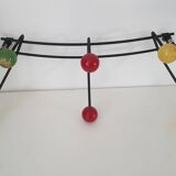 Vintage wall coat rack