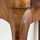 Antique Louis XV Style Bedside Table - Wood & Leather