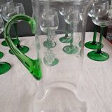 Carafe and balloon glasses for Alsace wine
