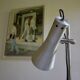 Brushed aluminium and chrome metal desk lamp 70's 1970