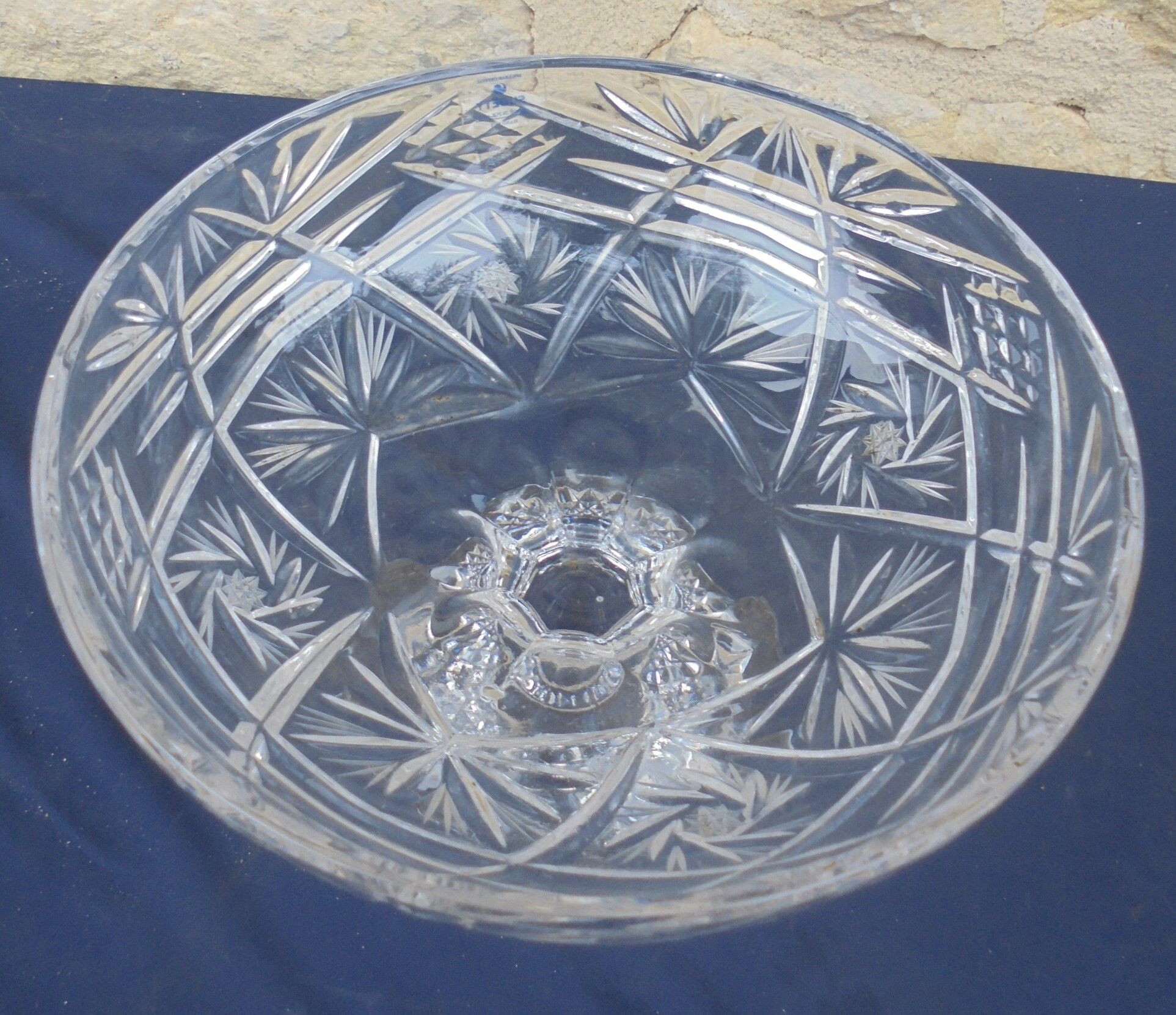 Mounted Cup, Crystal Glass