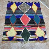 Boucherouite rug | Moroccan rug | Eclectic rug | Moroccan rug