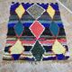 Tapis Boucherouite | Tapis marocain | Tapis éclectique | Tapis marocain