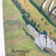 Oil painting landscape mountain 1938