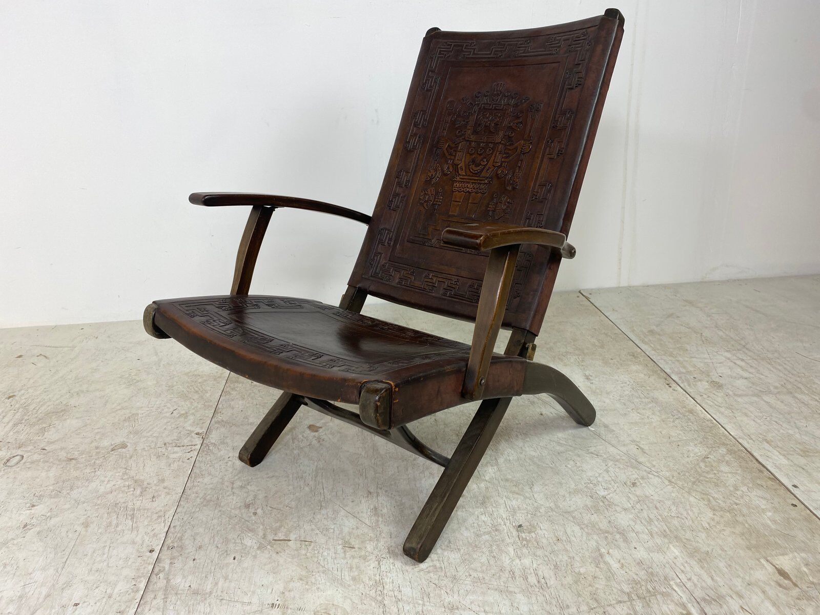 Fauteuil vintage par Angel I. Pazmino pour Muebles de Estilo 1960