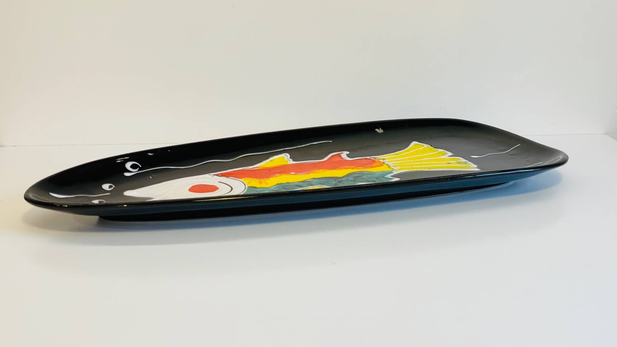 Xl plate niderviller earthenware factory france vintage