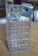 Carafe eau vintage verre rectangles vase