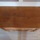 Commode bois et rotin vintage années 50