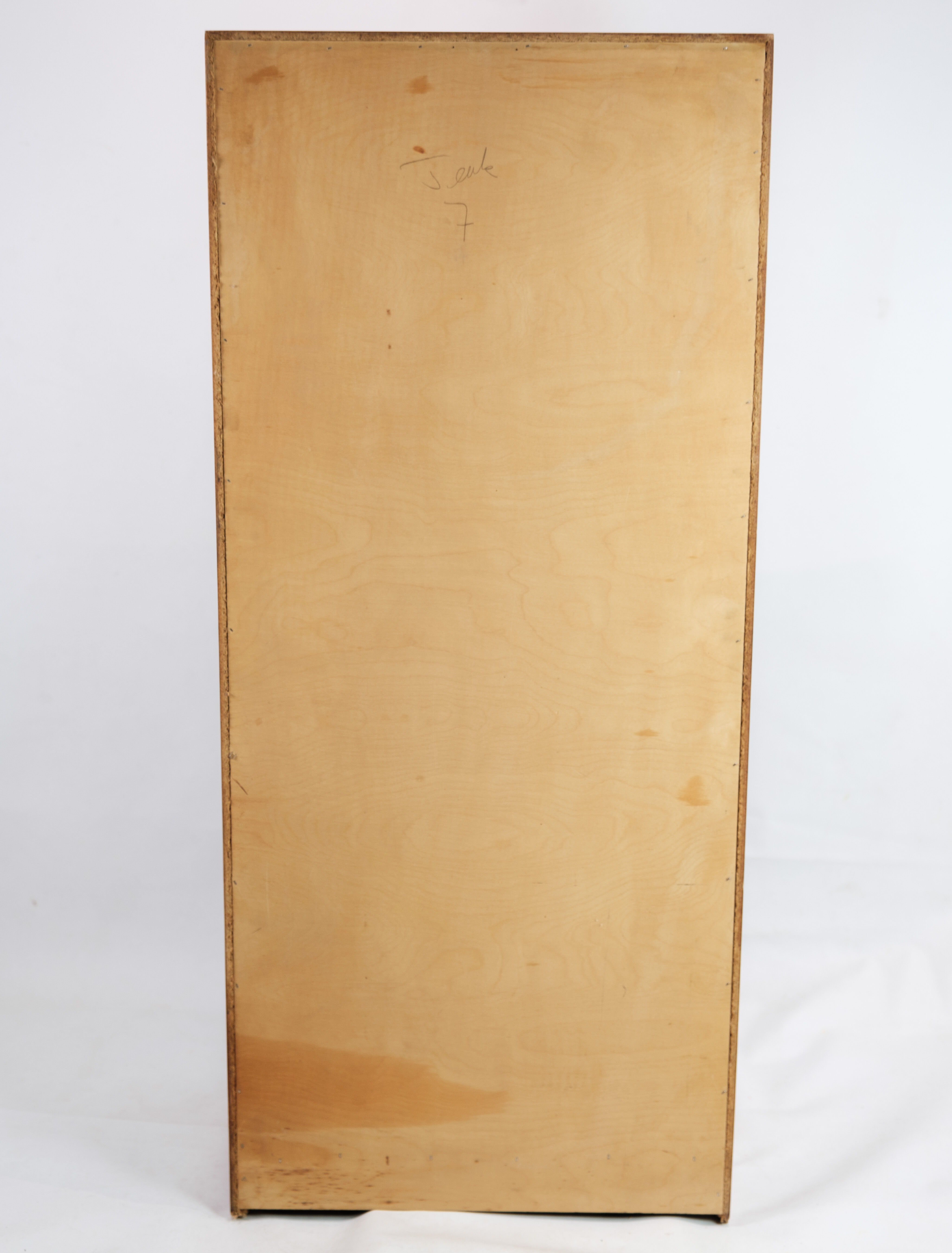 Jalousie Cabinet with Pull-Out Drawers in Teak Wood from the 1960s