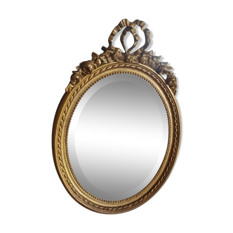 Miroir d'époque style Louis XV - 90x71cm