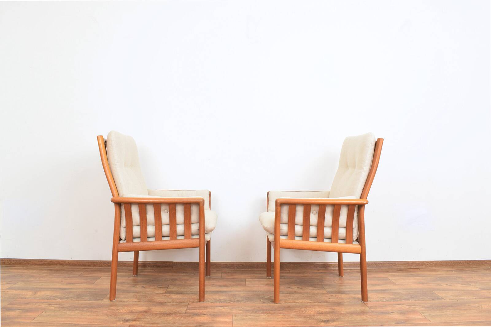 Mid-Century Danish Teak Armchairs, 1970s, Set of 2
