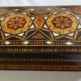 Inlaid wooden box