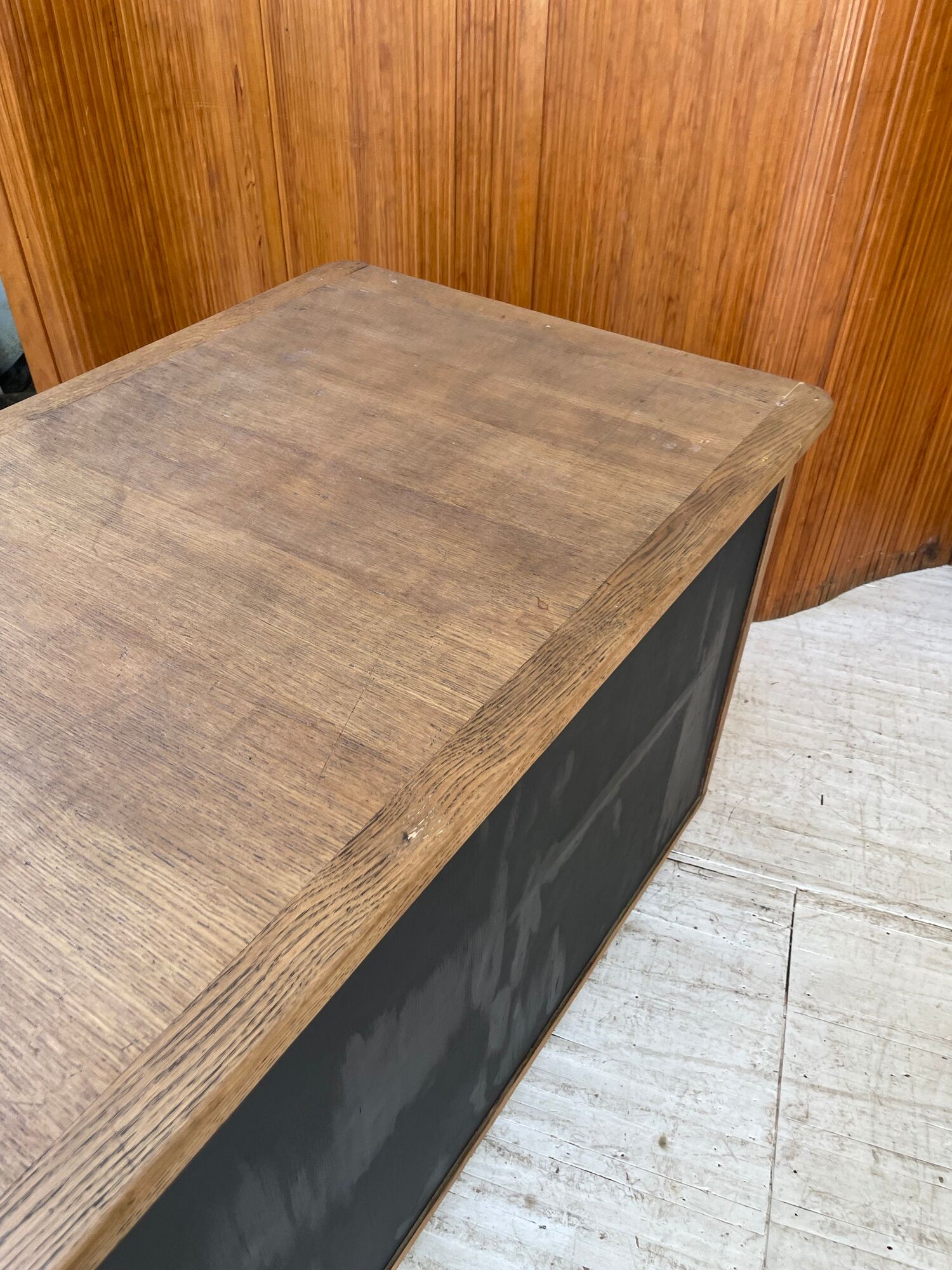 Two-sided counter sliding doors oak XXL 4m enfilade