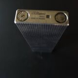 Dupont silver metal table lighter, numbered