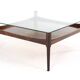 Table basse en palissandre du milieu du siècle 'Dokkum'