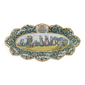 Plat en faïence de Quimper du début XXème