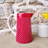 Polka dot pitcher