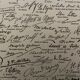 Lithographie sur les signatures de 1928 savants