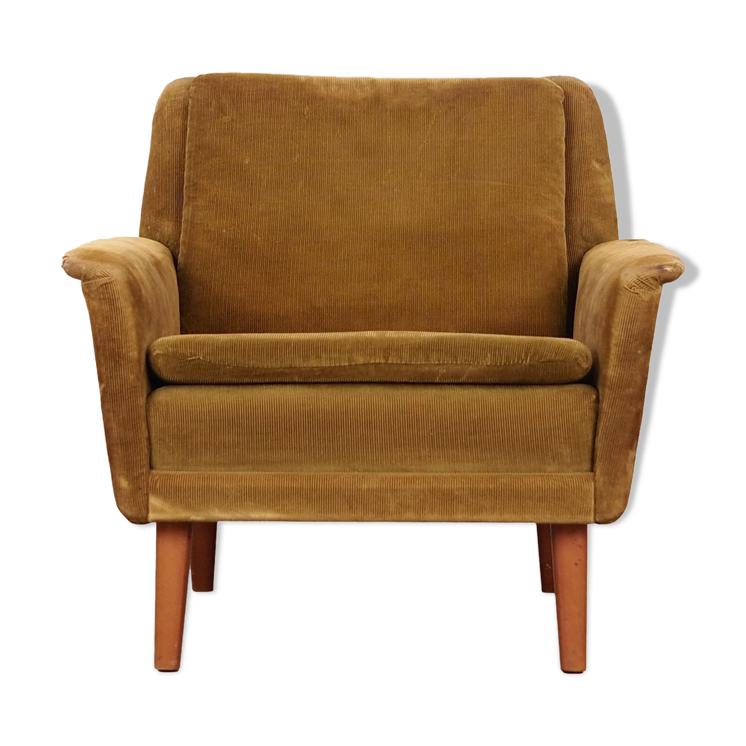Beech armchair, Scandinavian design, 1960s, designer: Folke Ohlsson, manufacture: Fritz Hansen