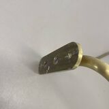 rare adjustable solid Brass Stilnovo Style Theatre spot Wall Light, Italy